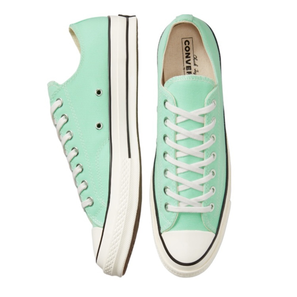 Converse Mens Chuck Taylor All Star Mint Green Low Top Sneakers